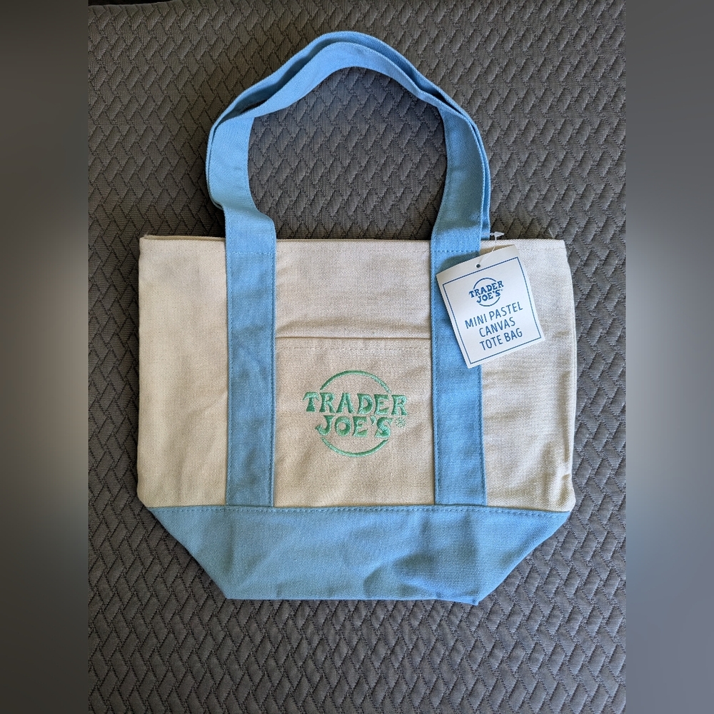 Trader Joe's Mini Canvas Tote Bag